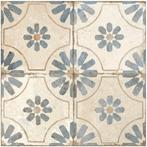 Vintage vloertegels - Peronda FS Blume Blue - 45x45 cm, Verzenden, Nieuw, Overige typen