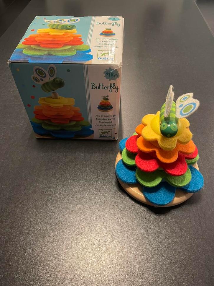 Djeco Butterflower, Kinderen en Baby's, Speelgoed | Babyspeelgoed, Gebruikt, Ophalen