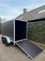 Gesloten aanhanger / remorque fermée ongeremd, Autos : Divers, Remorques, Enlèvement, Comme neuf