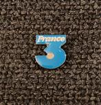 PIN - FRANCE 3 - TÉLÉVISION, Collections, Broches, Pins & Badges, Autres sujets/thèmes, Utilisé, Envoi, Insigne ou Pin's