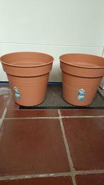 Elho bloempotten, Tuin en Terras, Bloembakken en Plantenbakken, Ophalen, Gebruikt, Kunststof