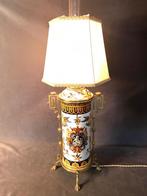 Lamp porselein Gien. 19e eeuw., Antiek en Kunst, Ophalen of Verzenden