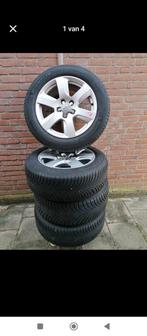 borbet velgen 17inch + winterbanden, Auto-onderdelen, Banden en Velgen, Ophalen, Winterbanden, Velg(en)