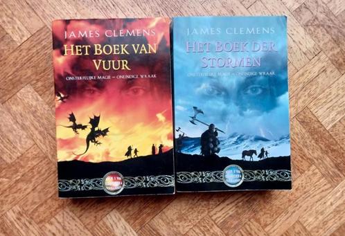 James Clemens: De eerst 2 delen van Verboden & Verbannen, Boeken, Fantasy, Gelezen, Ophalen of Verzenden