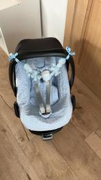 Maxi cosi pebble + Familyfix+ First hoes lichtblauw, Ophalen, Gebruikt, Maxi-Cosi, Isofix