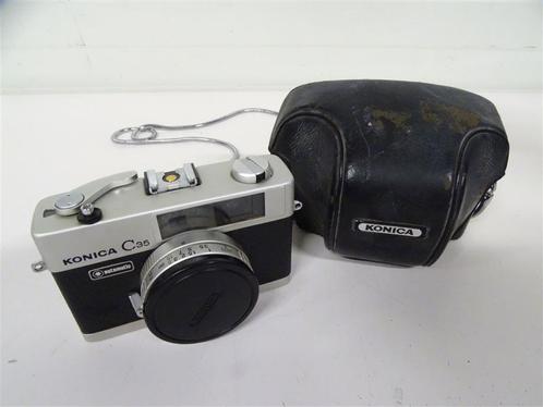 A6769. Konica C35 met Opberghoes, Audio, Tv en Foto, Fotocamera's Analoog, Gebruikt, Konica, Ophalen of Verzenden