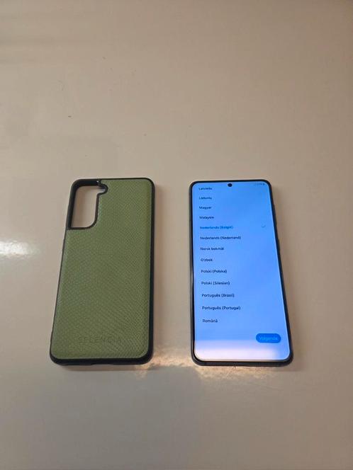 Samsung s21 5g 128gb zwart + hoes, Telecommunicatie, Mobiele telefoons | Samsung, Zo goed als nieuw, Galaxy S21, 128 GB, Zonder abonnement