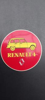 Sticker autocollant Renault 4 vintage, Ophalen of Verzenden, Gebruikt
