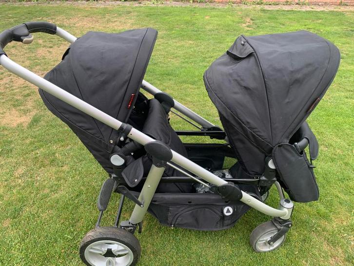 Tweelingbuggy “topmark”, Kinderen en Baby's, Tweelingen en Meerlingen, Zo goed als nieuw, Kinderwagen of Buggy, Ophalen