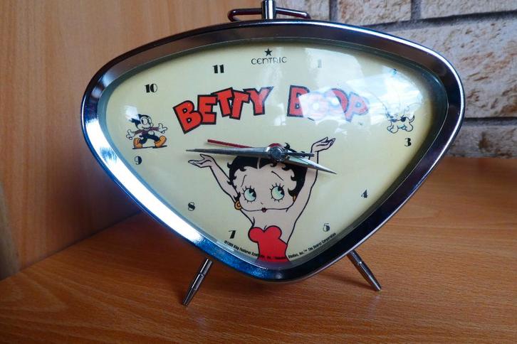 Betty Boop Vintage klok uit 1996, Verzamelen, Beelden en Beeldjes, Nieuw, Mens, Ophalen of Verzenden