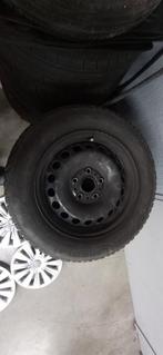 Kit hiver 5/112 avec pneus hiver uniroyal 195/65 15., Auto-onderdelen, Ophalen, Gebruikt, 15 inch, Banden en Velgen