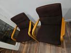 2 vintage fauteuils Pastoe stijl in uitstekend conditie!, Huis en Inrichting, Gebruikt, Hout, Ophalen
