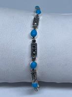 Zilveren Set met Carneool (925 Zilver), Blauw, Nieuw, Ophalen of Verzenden, Met edelsteen