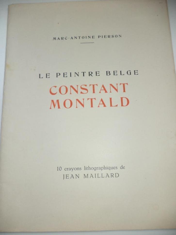 Constant Montald Le Peintre Belge 10 crayons lithos MAILLARD, Antiquités & Art, Art | Peinture | Moderne, Enlèvement ou Envoi