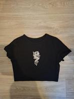 crop top XS, Vêtements | Femmes, T-shirts, Enlèvement ou Envoi, Taille 34 (XS) ou plus petite, Noir, Manches courtes