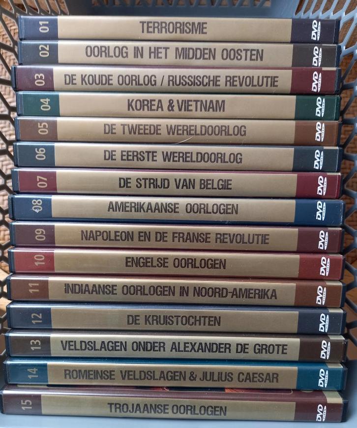 DVD´s Historische Oorlogen, CD & DVD, DVD | Documentaires & Films pédagogiques, Comme neuf, Politique ou Histoire, Enlèvement ou Envoi