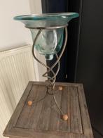 vaas, Huis en Inrichting, Ophalen of Verzenden, Gebruikt, Glas, Minder dan 50 cm