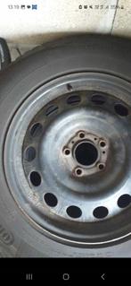 4 continentale winterbanden op velgen, Auto-onderdelen, Banden en Velgen, Ophalen, Velg(en), 16 inch, Winterbanden