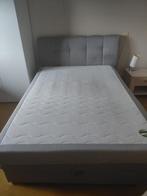 bed, Huis en Inrichting, Slaapkamer | Bedden, Ophalen, Gebruikt, Blauw, 140 cm