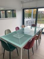 8 Eetkamerstoelen, Huis en Inrichting, Ophalen, Zo goed als nieuw, Zwart