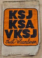 Patch KSJ-KSA-VKSJ Oost-Vlaanderen, Hobby en Vrije tijd, Kledingapplicaties en Hotfix, Ophalen of Verzenden, Zo goed als nieuw