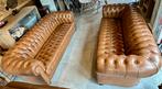 2 x Antieke Chesterfield, Huis en Inrichting, Ophalen, Zo goed als nieuw