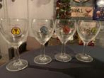 4 Leffe Glazen, Ophalen, Zo goed als nieuw, Glas of Glazen, Leffe