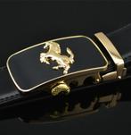 Ceinture Homme LOGO "FERRARI", Vêtements | Hommes, Noir, 115 cm ou plus, Enlèvement ou Envoi, Cuir véritable