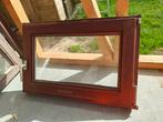 houten Meranti raam kip/draai, Doe-het-zelf en Bouw, Gebruikt, Minder dan 75 cm, Inclusief glas, Hout