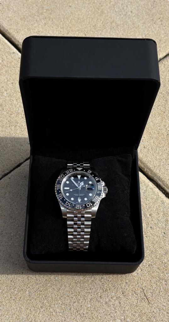 Rolex GMT Master II, Handtassen en Accessoires, Horloges | Heren, Zo goed als nieuw, Polshorloge, Rolex, Staal, Staal, Verzenden