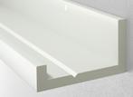 Schilderijenplank Ikea Mosslanda wit lengte 115cm 2X, Huis en Inrichting, Woonaccessoires | Wandplanken en Boekenplanken, Ophalen