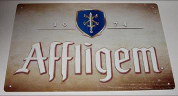 AFFLIGEM : Metalen Bord Logo Affligem Abdijbier - Anno 1074