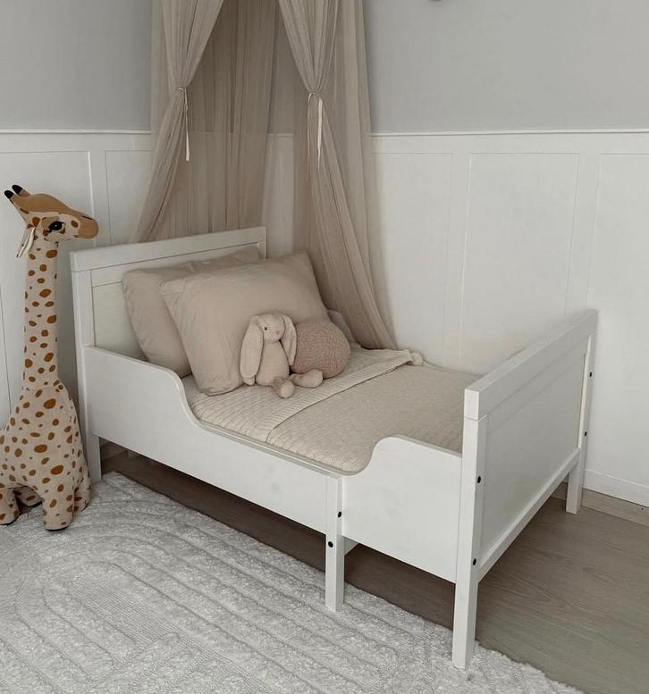 Lit enfant, Kinderen en Baby's, Kinderkamer | Bedden, Zo goed als nieuw, Minder dan 140 cm, Matras, Ophalen