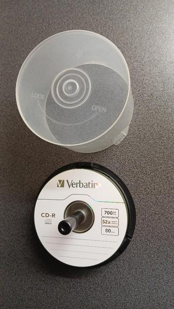 14 stuks cd ReWritable Verbatim-700Mb-52x-80min-nieuw beschikbaar voor biedingen