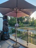 Parasol met voet 3 m doorsnede, Tuin en Terras, Ophalen, Zo goed als nieuw