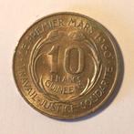 Guinée, 10 francs 1962, Timbres & Monnaies, Monnaies | Afrique, Guinée, Enlèvement ou Envoi, Monnaie en vrac