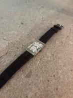 Vintage Michel Herbelin Tank horloge mechanisch, Overige merken, Staal, Met bandje, Polshorloge