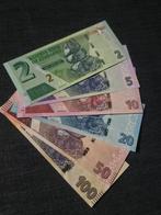 6 bankbiljetten unc prix €25, Enlèvement ou Envoi