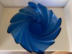 Mooie blauw glazen schaal, Enlèvement, Comme neuf, Balance