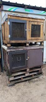 2 ruime konijnenhokken, Dieren en Toebehoren