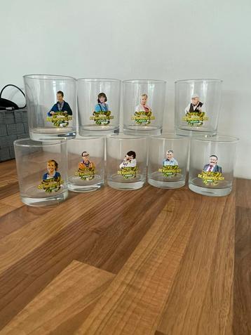 9 glazen f.c de kampioenen beschikbaar voor biedingen