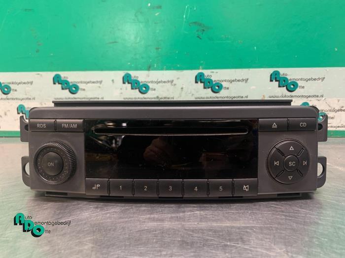 Radio CD Speler van een Smart Forfour, Auto-onderdelen, Elektronica en Kabels, Smart, Gebruikt, 3 maanden garantie, Ophalen of Verzenden