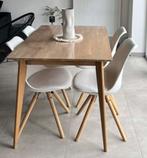 Table + 4 chaises, Maison & Meubles, Tables | Tables à manger, Enlèvement, Comme neuf, Quatre personnes, Rectangulaire