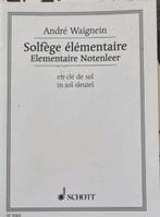 Solfège élémentaire - andré waignein, Livres, Musique, Comme neuf, Enlèvement ou Envoi