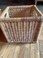 Panier carré en osier 30/30 avec poignée, Maison & Meubles, Enlèvement, Carré, Osier, Panier