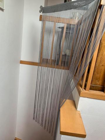 Decoratieve touwtjesgordijnen (4 stuks) +2 mooie roedes beschikbaar voor biedingen