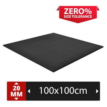 Dalles fitness en caoutchouc 1mx1m. Épaisseur 20mm beschikbaar voor biedingen