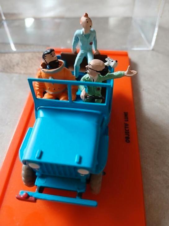 Kuifje jeep uit stripalbum raket naar de maan, Verzamelen, Stripfiguren, Zo goed als nieuw, Kuifje, Ophalen of Verzenden