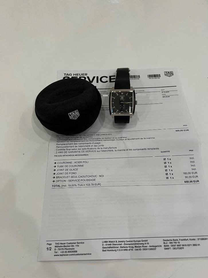 Tag Heuer Monaco (Montre de luxe), Handtassen en Accessoires, Horloges | Heren, Zo goed als nieuw, Polshorloge, TAG Heuer, Ophalen