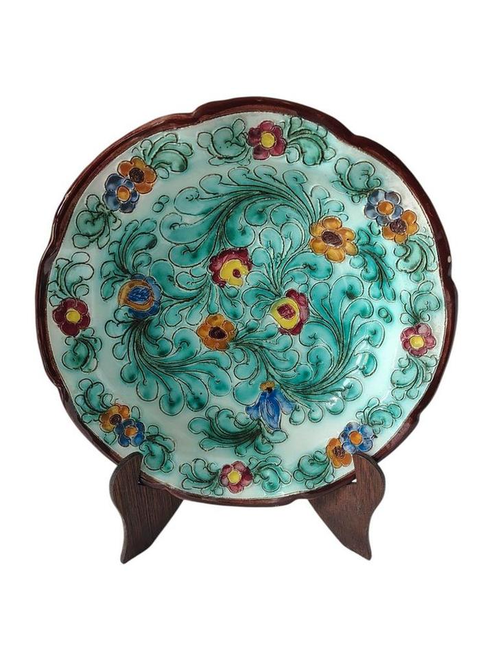 Vintage hand gemaakt bord van Cerat Monaco, Antiek en Kunst, Antiek | Wandborden en Tegels, Ophalen of Verzenden